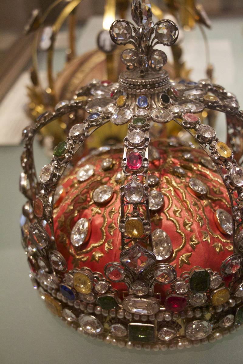 The crown of Louis XV at the Louvre